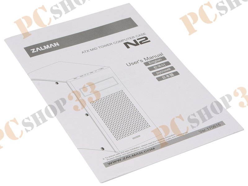 Корпус Miditower Zalman N2, ATX, черный (без БП)