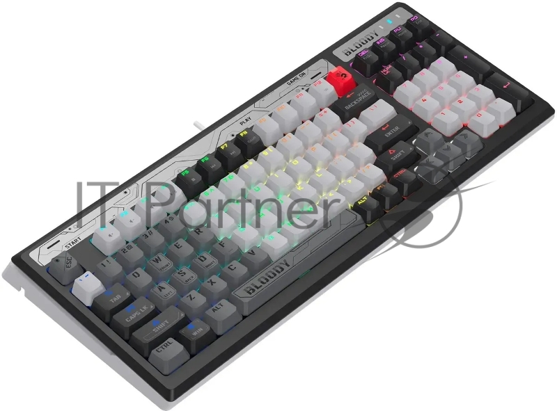 Клавиатура A4Tech Bloody B950 механическая серый/черный USB for gamer LED (B950)