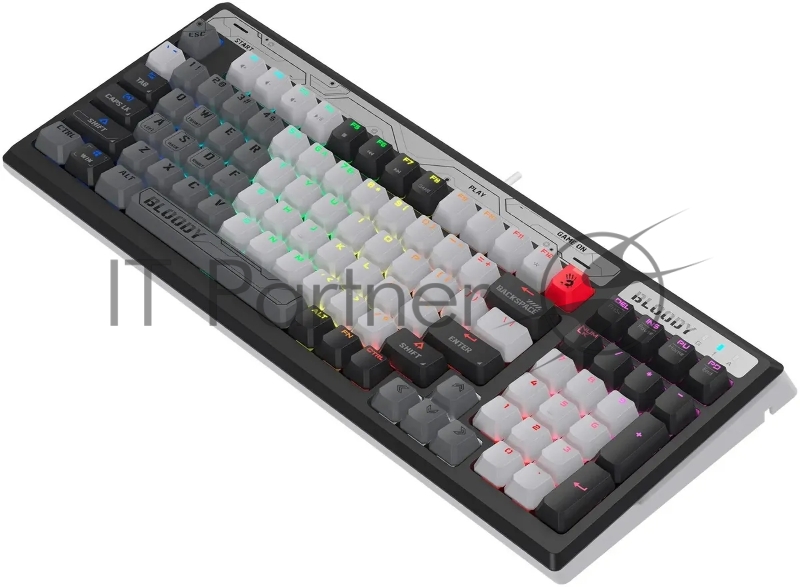 Клавиатура A4Tech Bloody B950 механическая серый/черный USB for gamer LED (B950)
