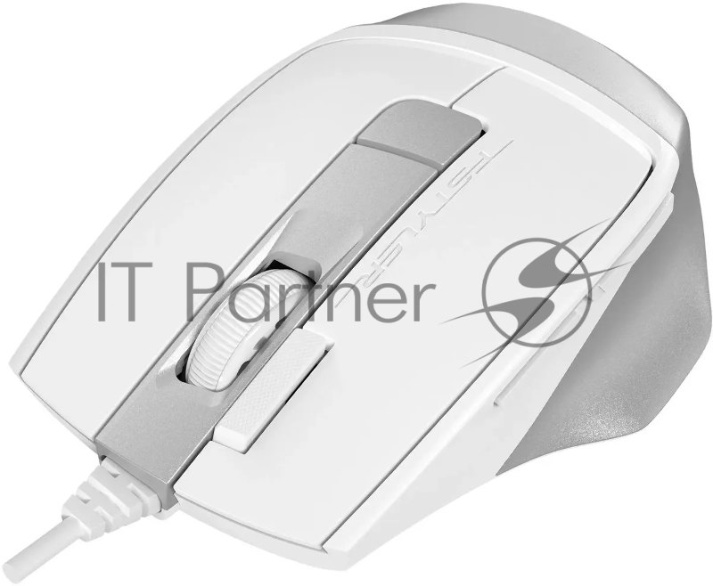 Мышь A4Tech Fstyler FM45S Air белый/серебристый оптическая (2400dpi) silent USB (7but)