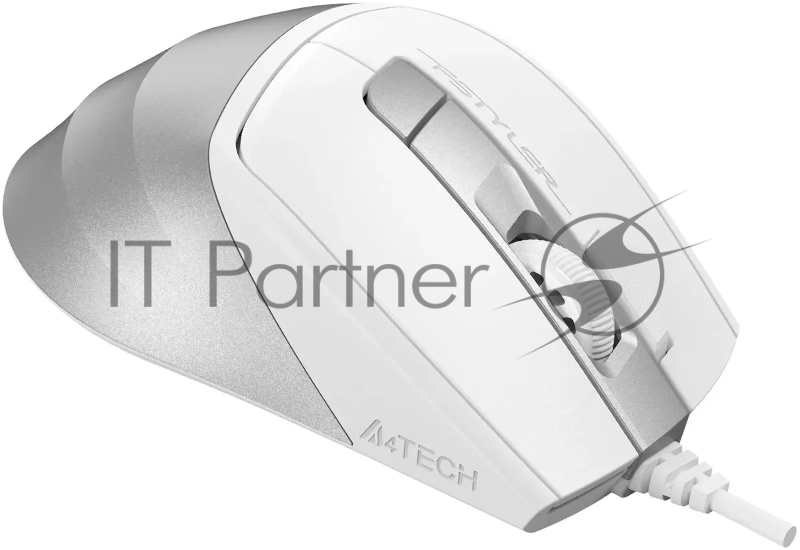 Мышь A4Tech Fstyler FM45S Air белый/серебристый оптическая (2400dpi) silent USB (7but)