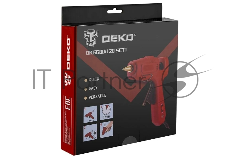 Клеевой пистолет Deko DKGG120 120Вт 10гр/мин стерж.:11мм (063-4975)