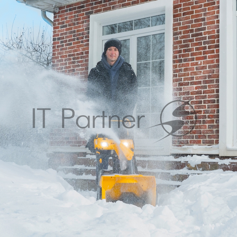 Снегоуборочная машина аккумуляторная, ESB-460-0, Li-Ion, 36В // Denzel