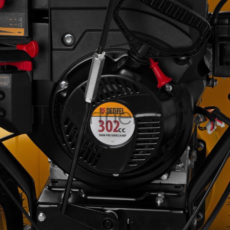 Бензиновая снегоуборочная машина SBL 711D PRO, 302cc, эл.старт, фара, обогрев, блок. дифф.// Denzel