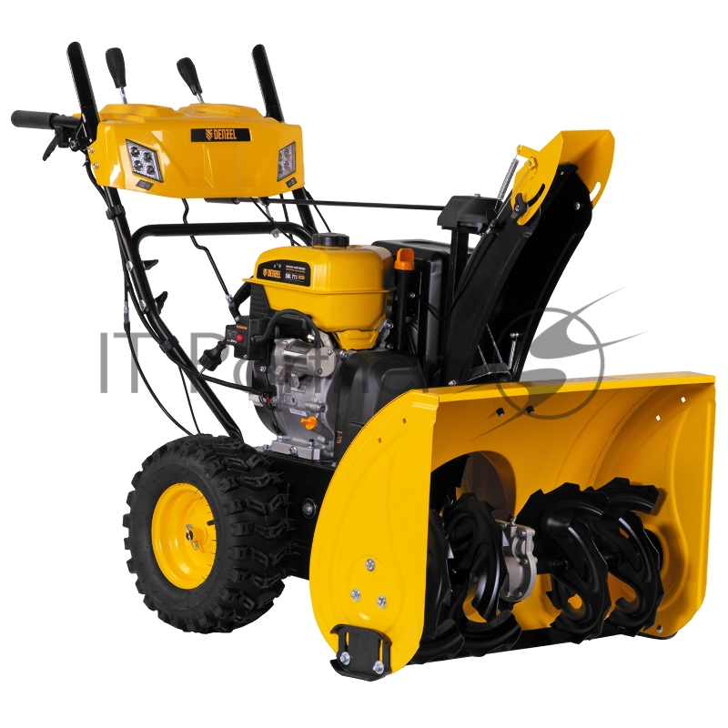 Бензиновая снегоуборочная машина SBL 711D PRO, 302cc, эл.старт, фара, обогрев, блок. дифф.// Denzel