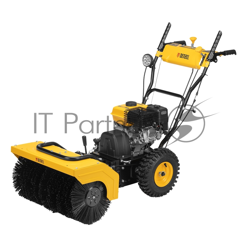 Гибридная снегоуборочная машина с функц. подметания SWB-600, 212 сс, руч. старт, 2 насадки// Denzel