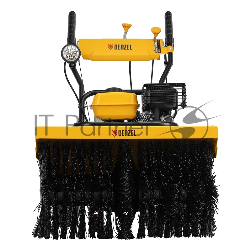 Гибридная снегоуборочная машина с функц. подметания SWB-600, 212 сс, руч. старт, 2 насадки// Denzel