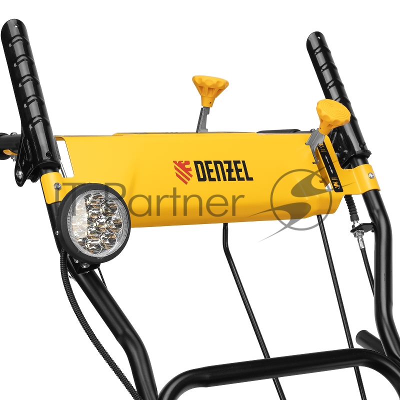 Гибридная снегоуборочная машина с функц. подметания SWB-600, 212 сс, руч. старт, 2 насадки// Denzel