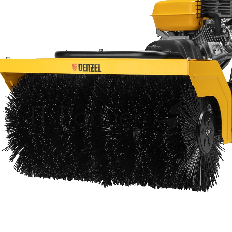 Гибридная снегоуборочная машина с функц. подметания SWB-600, 212 сс, руч. старт, 2 насадки// Denzel