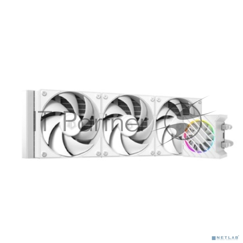Система водяного охлаждения ID-Cooling DASHFLOW 360 XT LITE WHITE Soc-AM5/AM4/1151/1200/2066/1700 4-pin 16-34dB Al+Cu 350W LED Ret