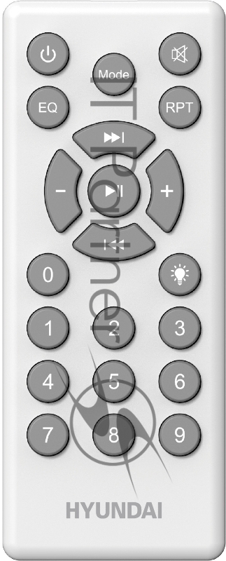 Минисистема Hyundai H-MC1292 черный 18Вт FM USB BT micro SD