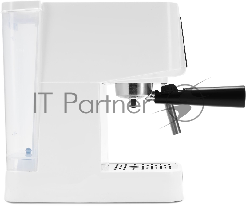 Кофеварка рожковая Hyundai HEM-3203 1000Вт белый/серебристый