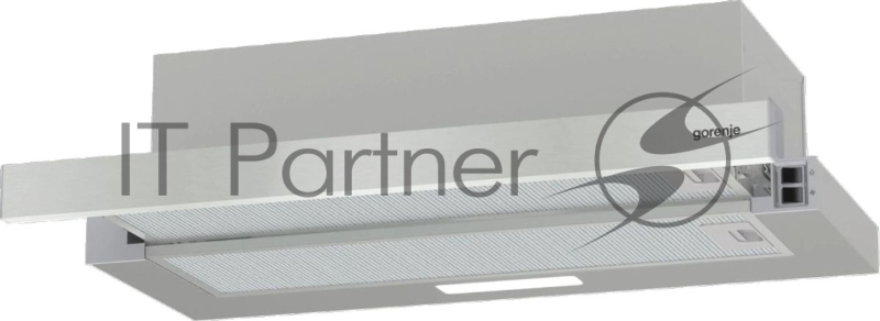 Вытяжка встраиваемая Gorenje TH606E4X нержавеющая сталь управление: кнопочное (1 мотор)