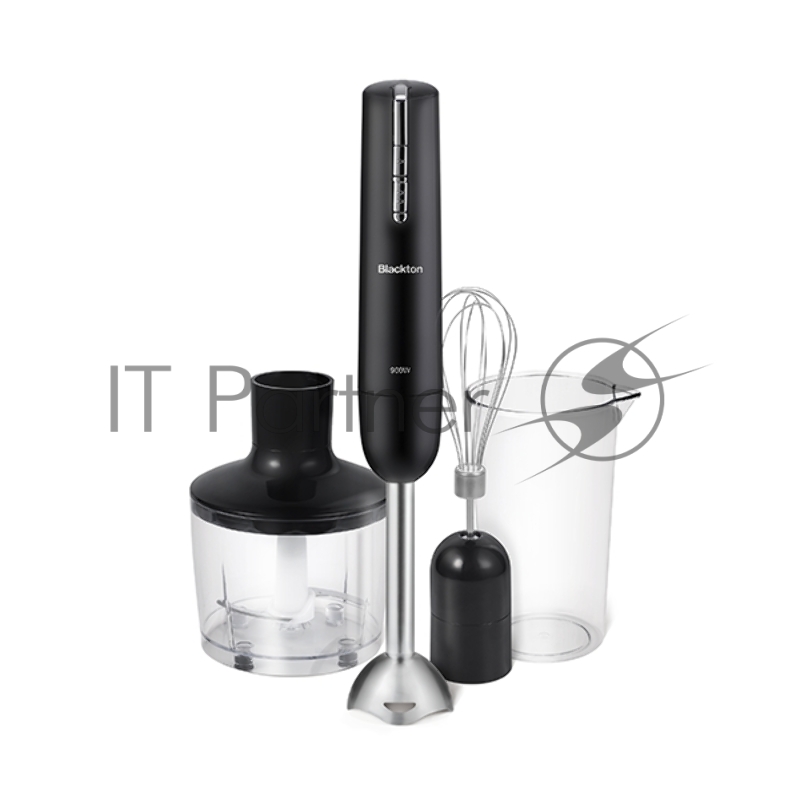 Блендер Blackton Bt HB401P Black. Мощность 900 Вт / 3 в 1: блендер, миксер, измельчитель / 2 скорости работы / Объем чаши измельчителя 500 мл / Объем мерного стакана 600 мл / Ножи из нержавеющей стали / Длина сетевого шнура 1.3 м / Напряжение 220-240