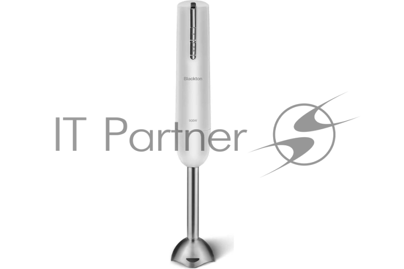 Блендер Blackton Bt HB401P White. Мощность 900 Вт / 3 в 1: блендер, миксер, измельчитель / 2 скорости работы / Объем чаши измельчителя 500 мл / Объем мерного стакана 600 мл / Ножи из нержавеющей стали / Длина сетевого шнура 1.3 м / Напряжение 220-240