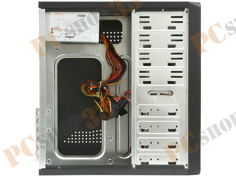 Корпус Miditower Winard Benco 3010, ATX, черный (450Вт)