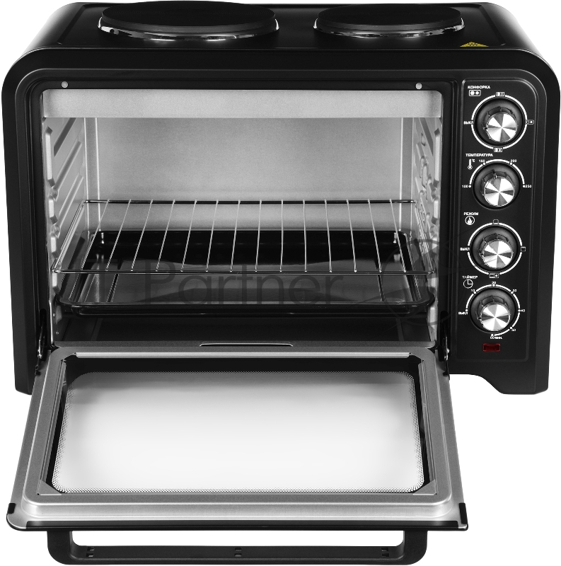 Мини-печь Hyundai MIO-HY098 42л. 1600Вт черный