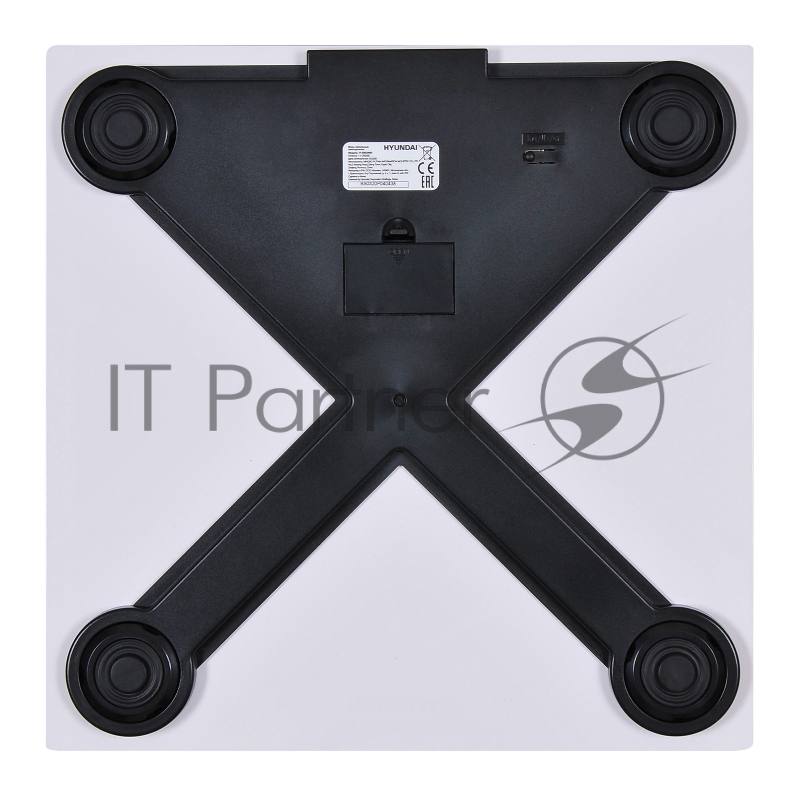 Весы напольные электронные Hyundai H-BS03563 макс.180кг белый