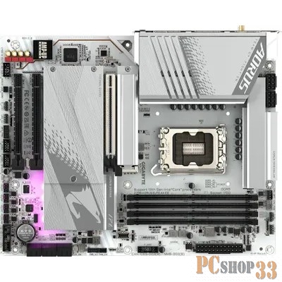 Материнская плата Gigabyte Z790 A ELITE AX ICE Soc-1700 Intel Z790 4xDDR5 ATX AC`97 8ch(7.1) 2.5Gg RAID+HDMI+DP
