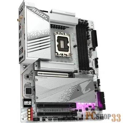 Материнская плата Gigabyte Z790 A ELITE AX ICE Soc-1700 Intel Z790 4xDDR5 ATX AC`97 8ch(7.1) 2.5Gg RAID+HDMI+DP