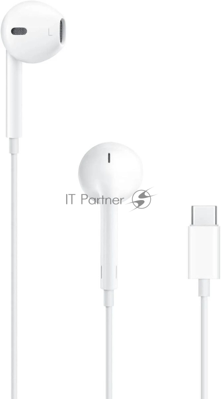Гарнитура вкладыши Apple EarPods A3046 1.1м белый проводные в ушной раковине (MTJY3ZE/A)