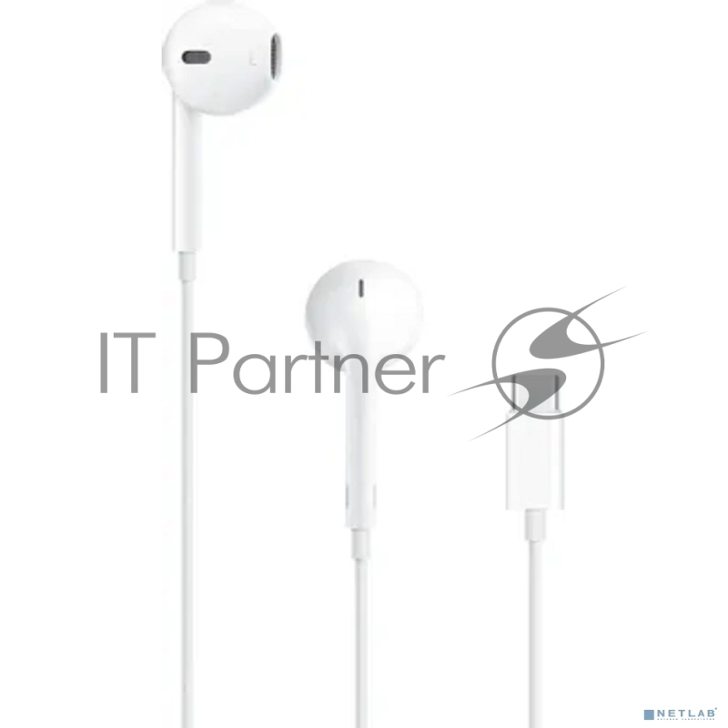 Гарнитура вкладыши Apple EarPods A3046 1.1м белый проводные в ушной раковине (MTJY3ZE/A)