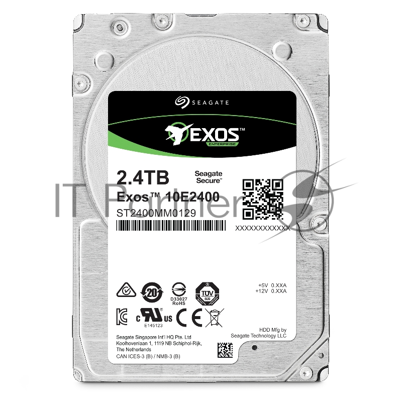 Жесткий диск 2.4TB SAS 12Gb/s Seagate ST2400MM0129 2.5 Exos eMLC 16GB 10000rpm 256MB 512e