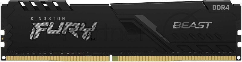 Оперативная память Kingston DRAM 32GB 3200MHz DDR4 CL16 DIMM FURY Beast Black EAN: 740617319828