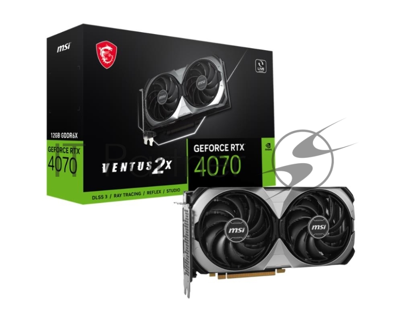 Видеокарта MSI PCIE16 RTX4070 12GB RTX 4070 VENTUS 2X E 12G