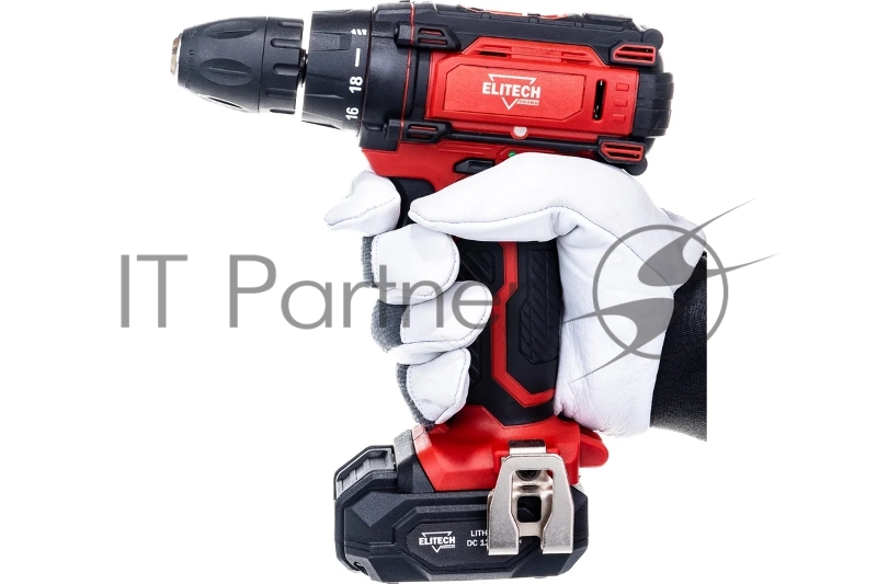 Дрель-шуруповерт Elitech ДА 12СЛ2 (Е2201.004.01) аккум. патрон:быстрозажимной (кейс в комплекте) (191611)