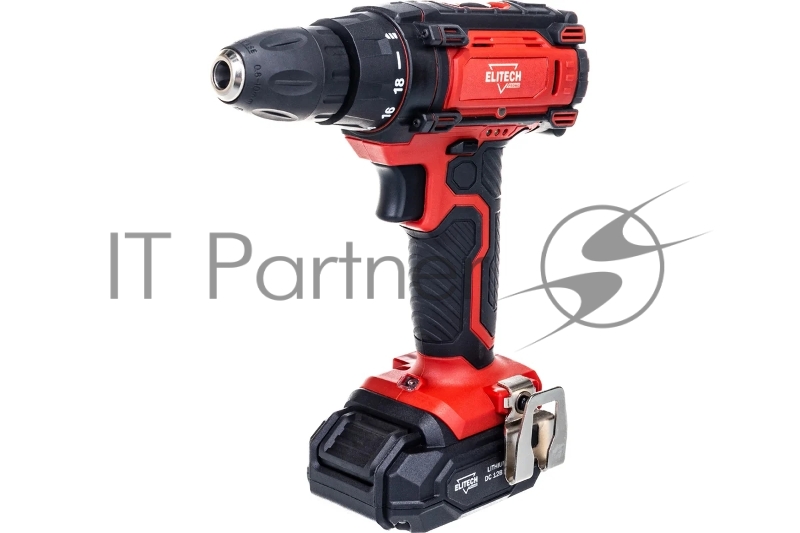 Дрель-шуруповерт Elitech ДА 12СЛ2 (Е2201.004.01) аккум. патрон:быстрозажимной (кейс в комплекте) (191611)