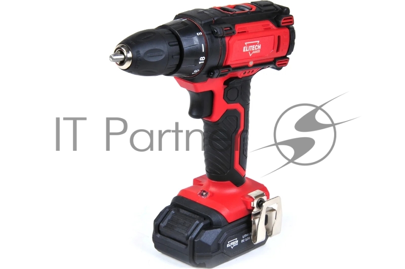 Дрель-шуруповерт Elitech ДА 12СЛ2 (Е2201.004.01) аккум. патрон:быстрозажимной (кейс в комплекте) (191611)