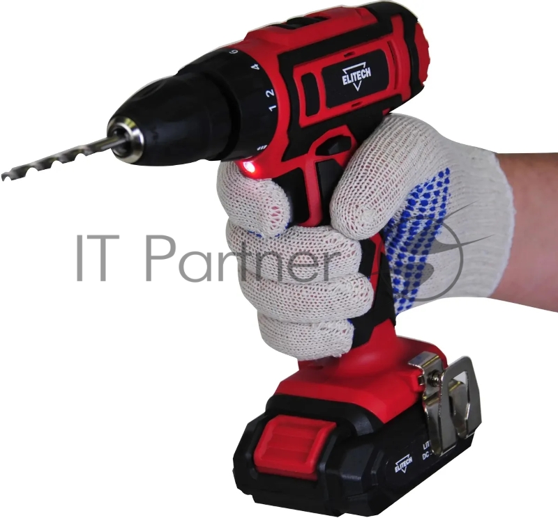 Дрель-шуруповерт Elitech ДА 162СЛ аккум. патрон:быстрозажимной (кейс в комплекте) (E2201.016.01)