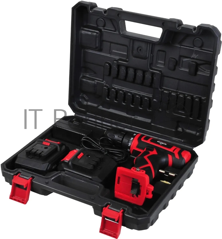 Дрель-шуруповерт Elitech ДА 162СЛ аккум. патрон:быстрозажимной (кейс в комплекте) (E2201.016.01)