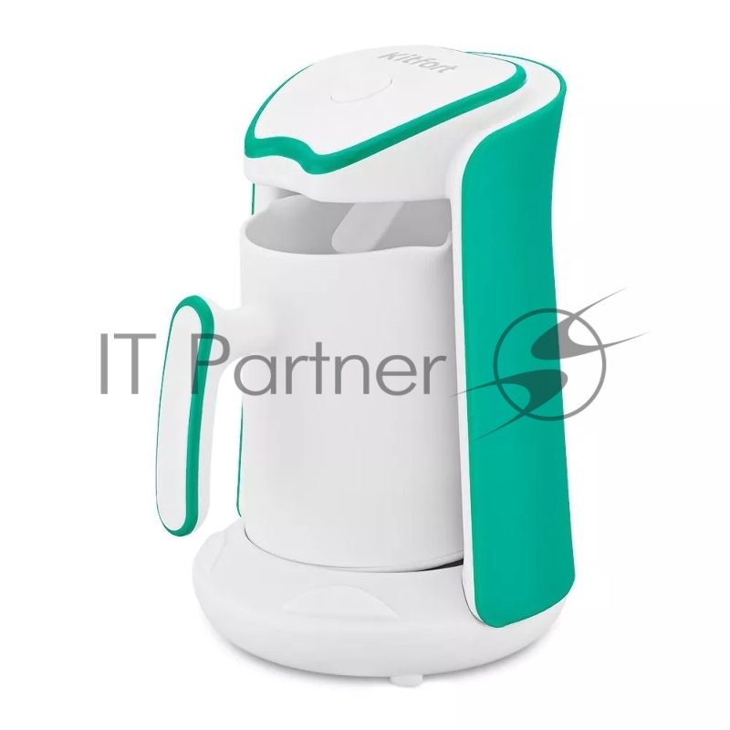 Кофеварка Электрическая турка Kitfort КТ-7133-2 600Вт зеленый/белый