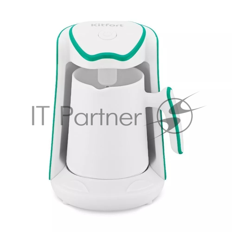 Кофеварка Электрическая турка Kitfort КТ-7133-2 600Вт зеленый/белый