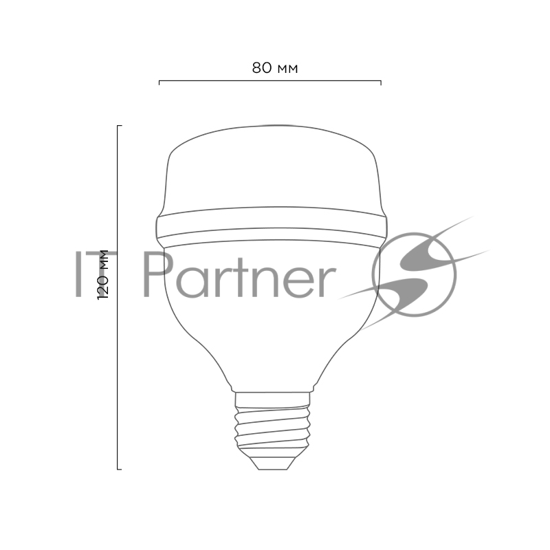 Лампа светодиодная высокомощная COMPACT 30Вт E27 с переходником на E40 2850Лм 4000K нейтральный свет REXANT
