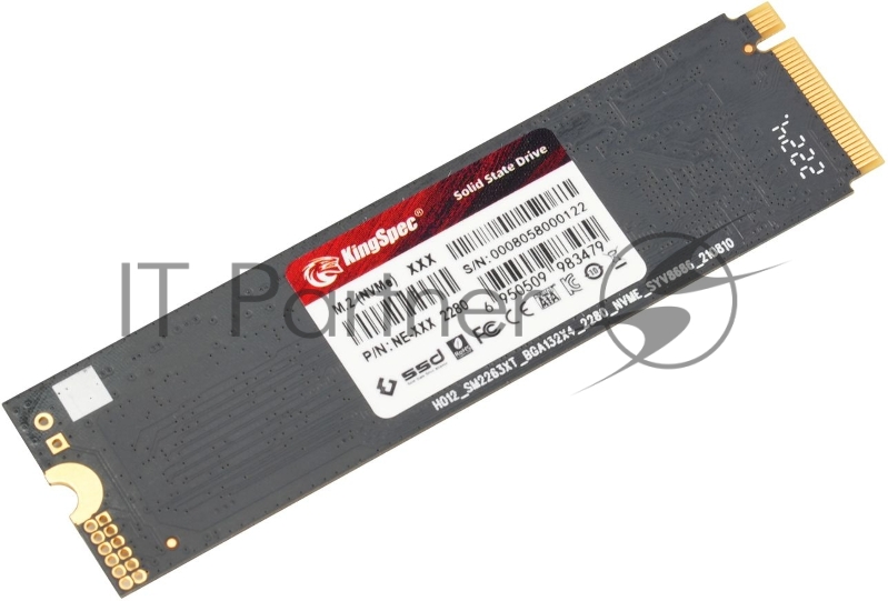 Накопитель SSD Kingspec PCIe 3.0 x4 2TB NE-2TB M.2 2280