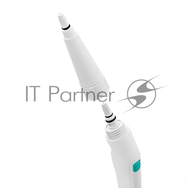 Пароочиститель ручной Kitfort КТ-9109-3 1000Вт белый/бирюзовый