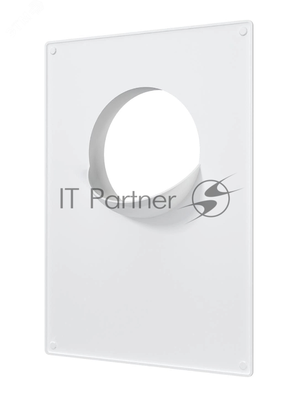 Площадка торцевая пластиковая 180х250 фланец D130