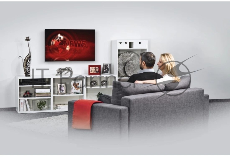 Кронштейн для телевизора Hama 00220809 черный 32-65 макс.35кг настенный фиксированный