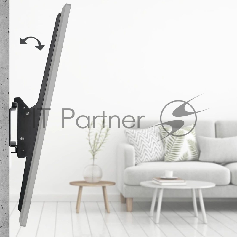 Кронштейн для телевизора Hama 00220844 черный 37-120 макс.100кг настенный наклон