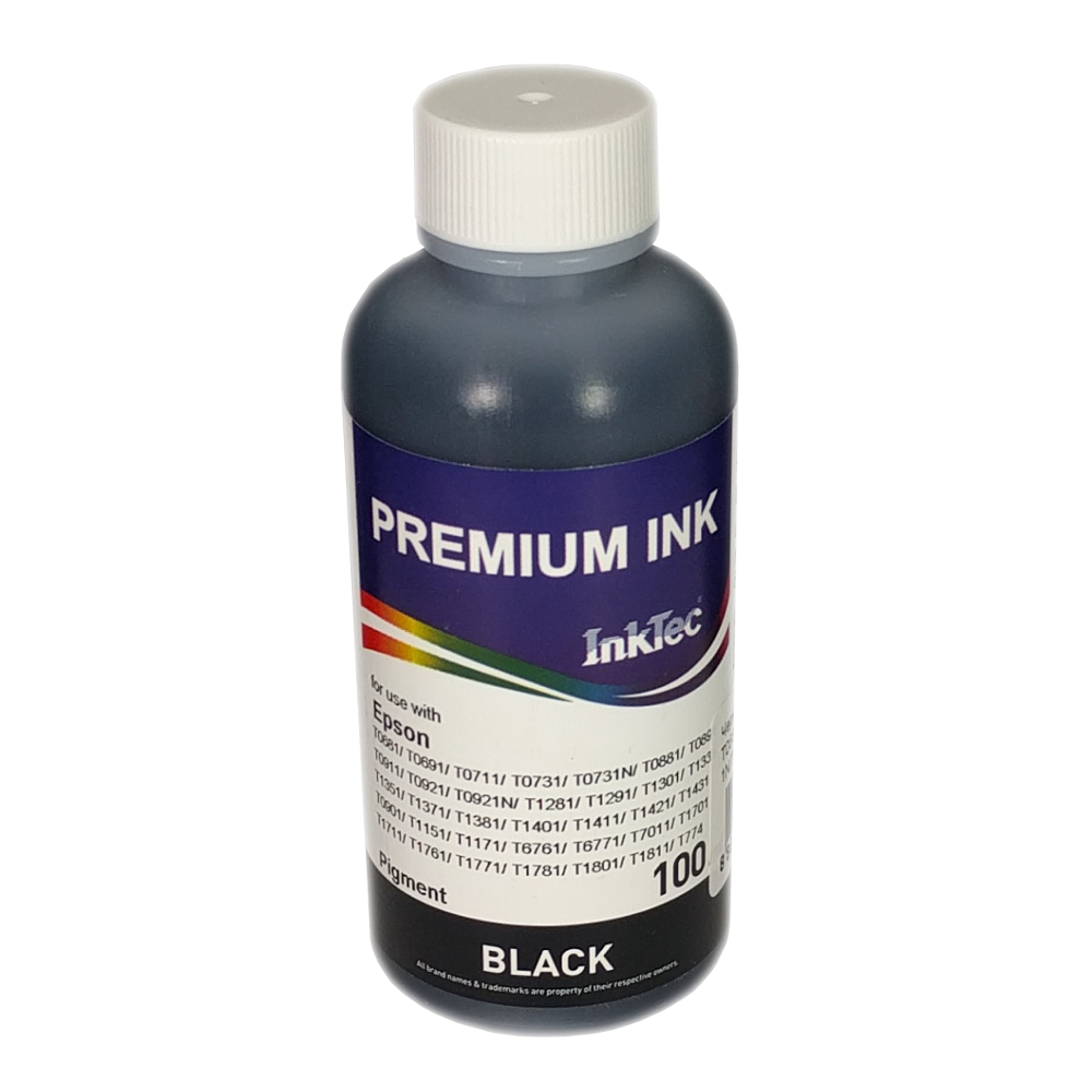 Чернила InkTec (E0013) для Epson Stylus SX425/T26/TX419, Пигм., Bk, 0,1 л. (ориг.фасовка)