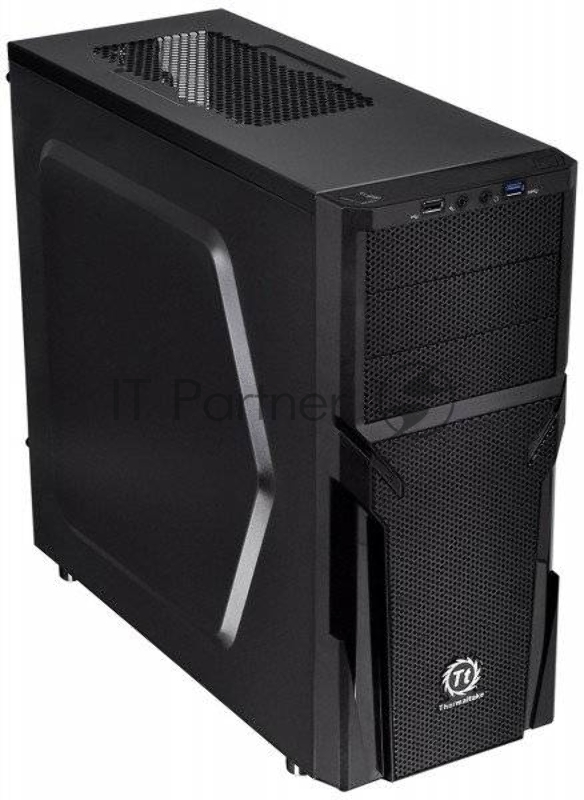 Корпус Miditower Thermaltake Versa H21 CA-1B2-00M1NN-00, ATX, черный (без БП)