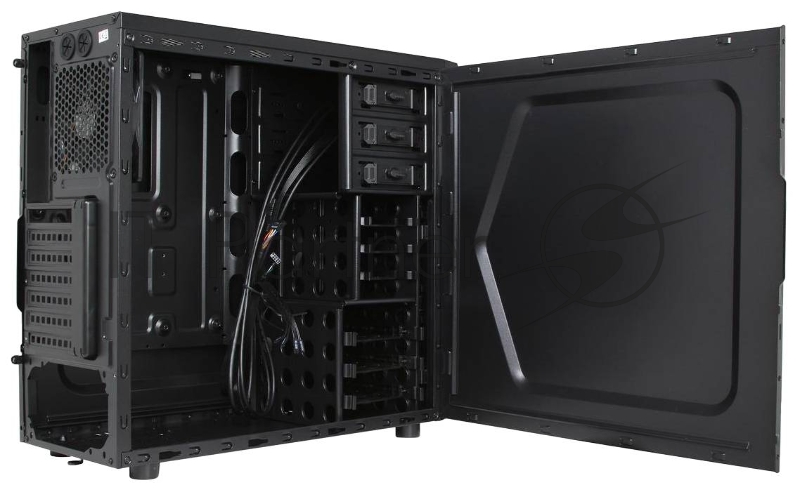 Корпус Miditower Thermaltake Versa H21 CA-1B2-00M1NN-00, ATX, черный (без БП)