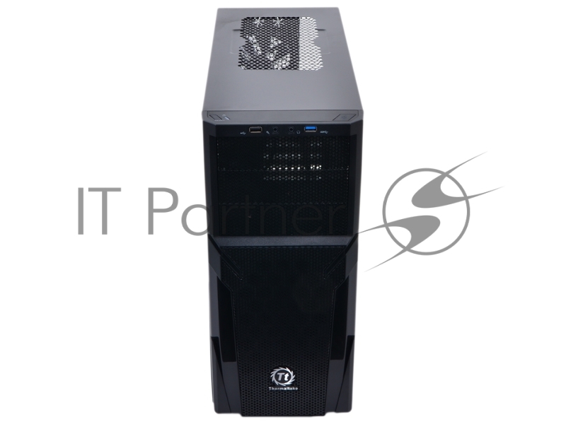 Корпус Miditower Thermaltake Versa H21 CA-1B2-00M1NN-00, ATX, черный (без БП)
