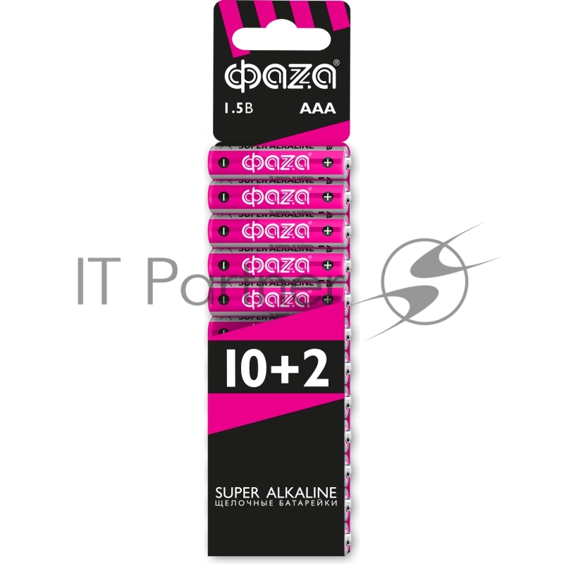 Элементы питания LR03 (AAA) ФАZА Super Alkaline набор 10+2