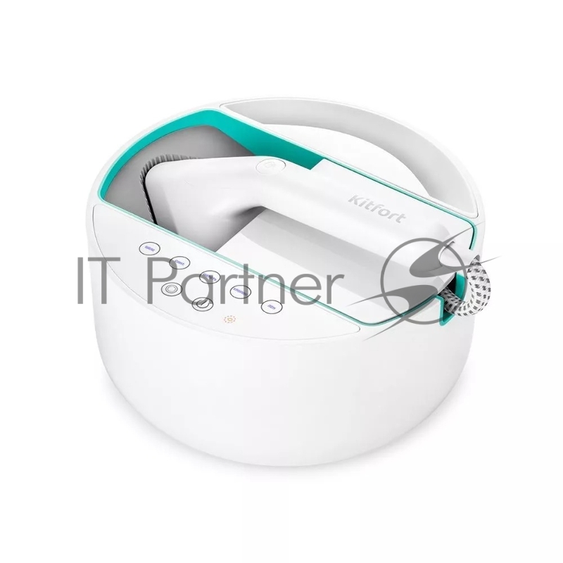 Отпариватель ручной Kitfort КТ-9110-3 2180Вт белый/бирюзовый