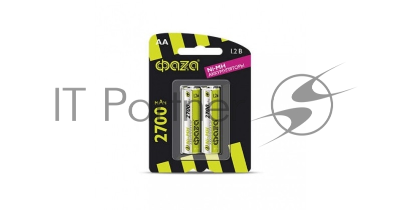 Элемент питания аккумуляторный ФАZА AA 2700мАч Ni-MH