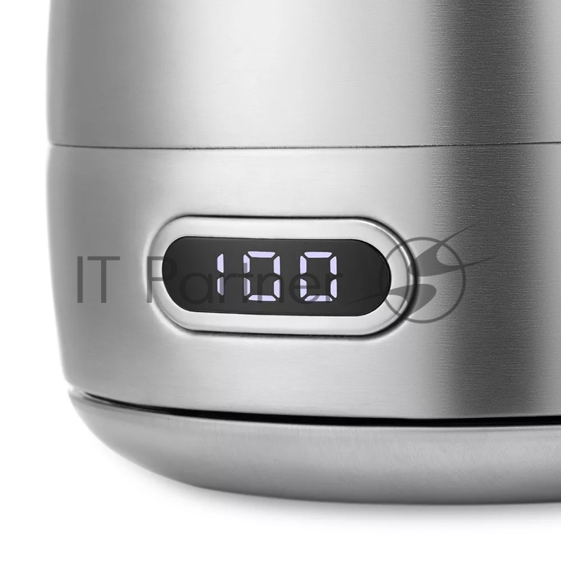 Чайник электрический Kitfort КТ-6182 1.7л. 2200Вт серебристый/черный (корпус: нержавеющая сталь)